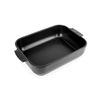 Plat à four rectangle noir 32 cm - Visuel 0